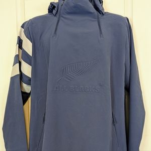 New With Tags! Adidas All Blacks Rugby All Weather Jacket Hoodie Windbreaker